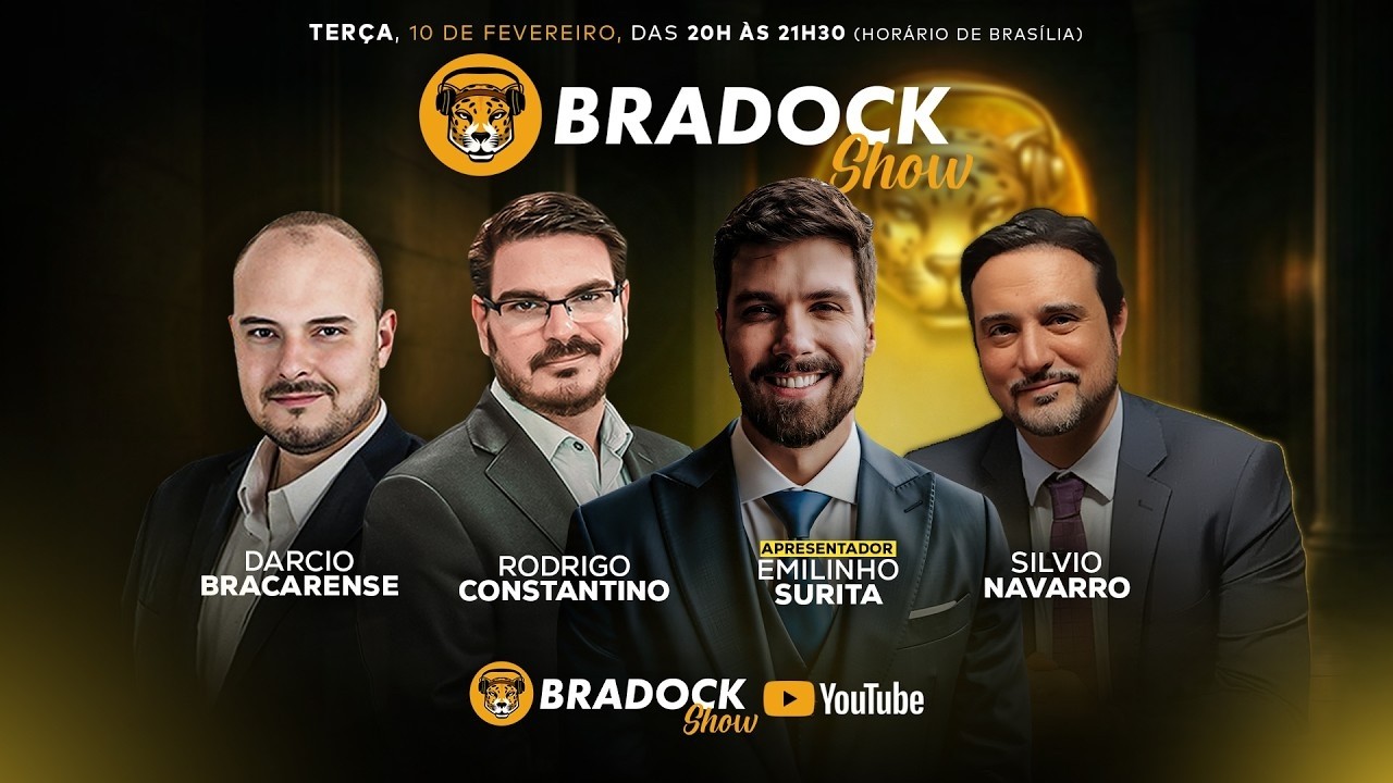 Bradock Show 10/02/26 - Emilinho Surita, Constantino, Darcio Bracarense e Silvio Navarro
