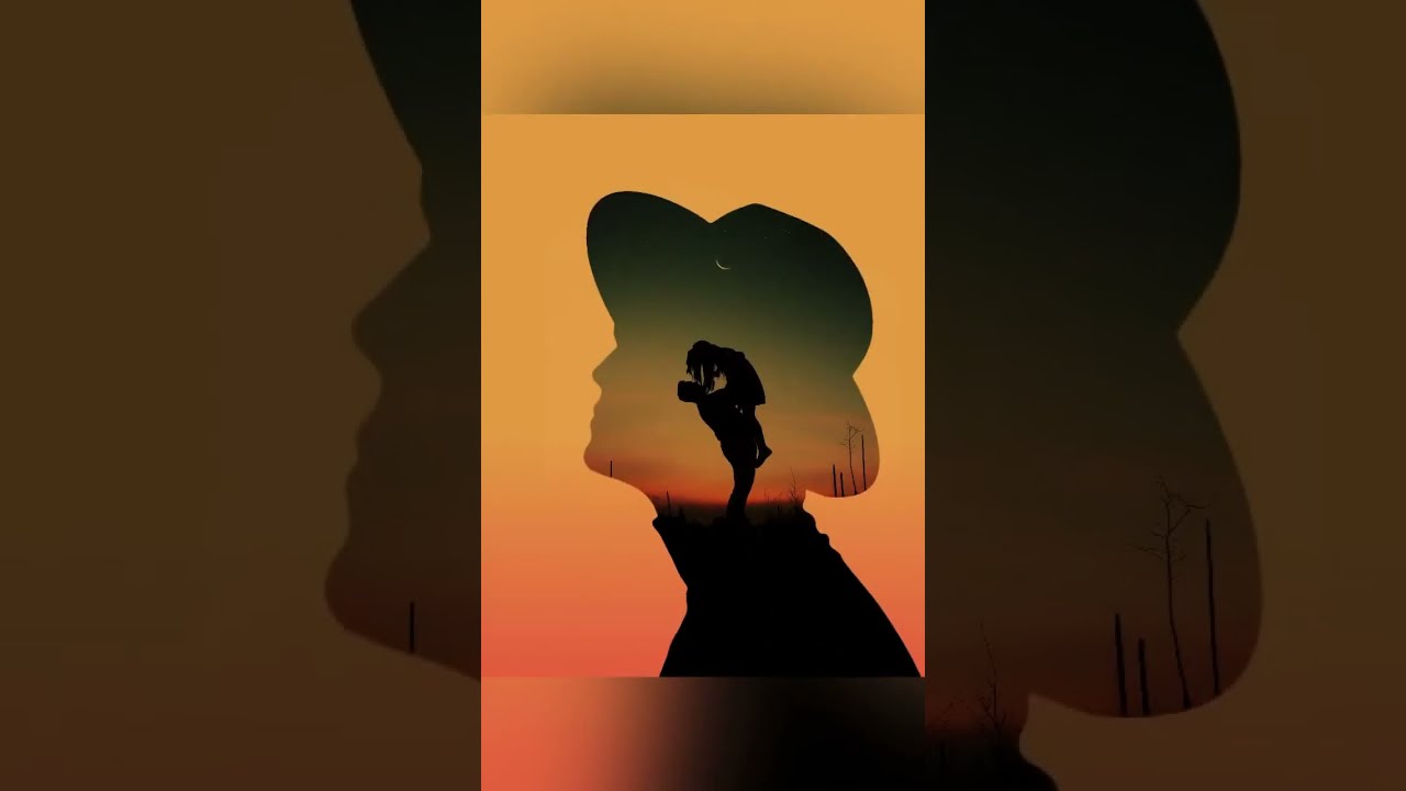 Easily create Photo Poster Double Exposure Effect Photoshop Tutorial Shorts