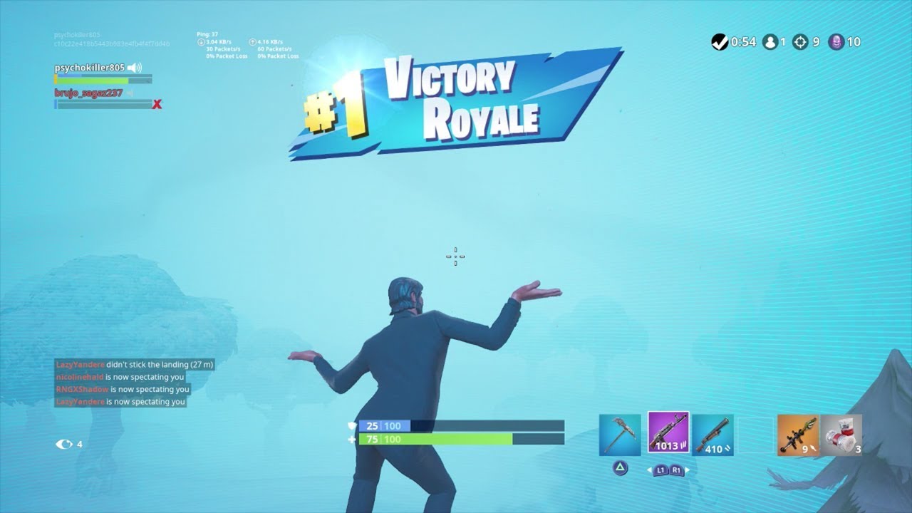 Helping a TRUE DEFAULT get a “VICTORY ROYALE” (JOHN WICK SKIN GAMEPLAY) | Fortnite SEASON 7