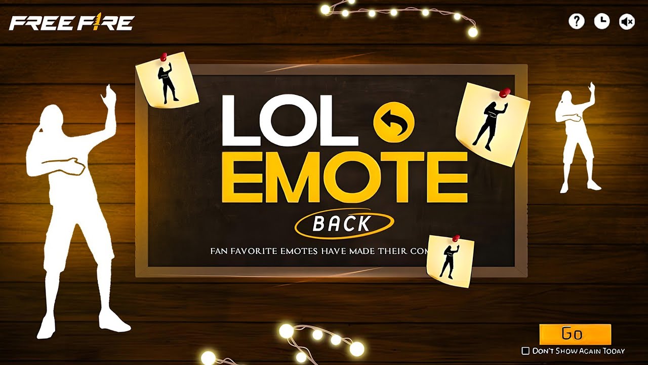 Дата возвращения эмоции Lol | Следующая акция Mystery Shop | Новое событие в Free Fire