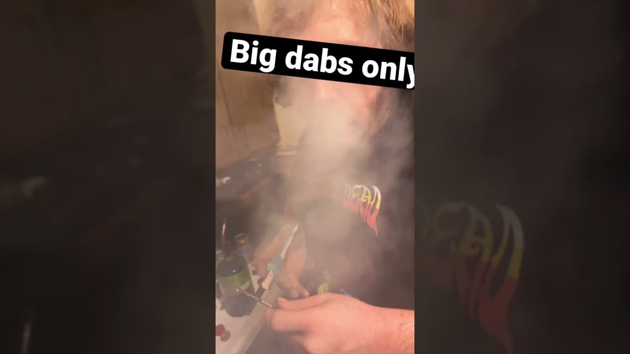 Bro hits a fat dab #shorts #dabs #420