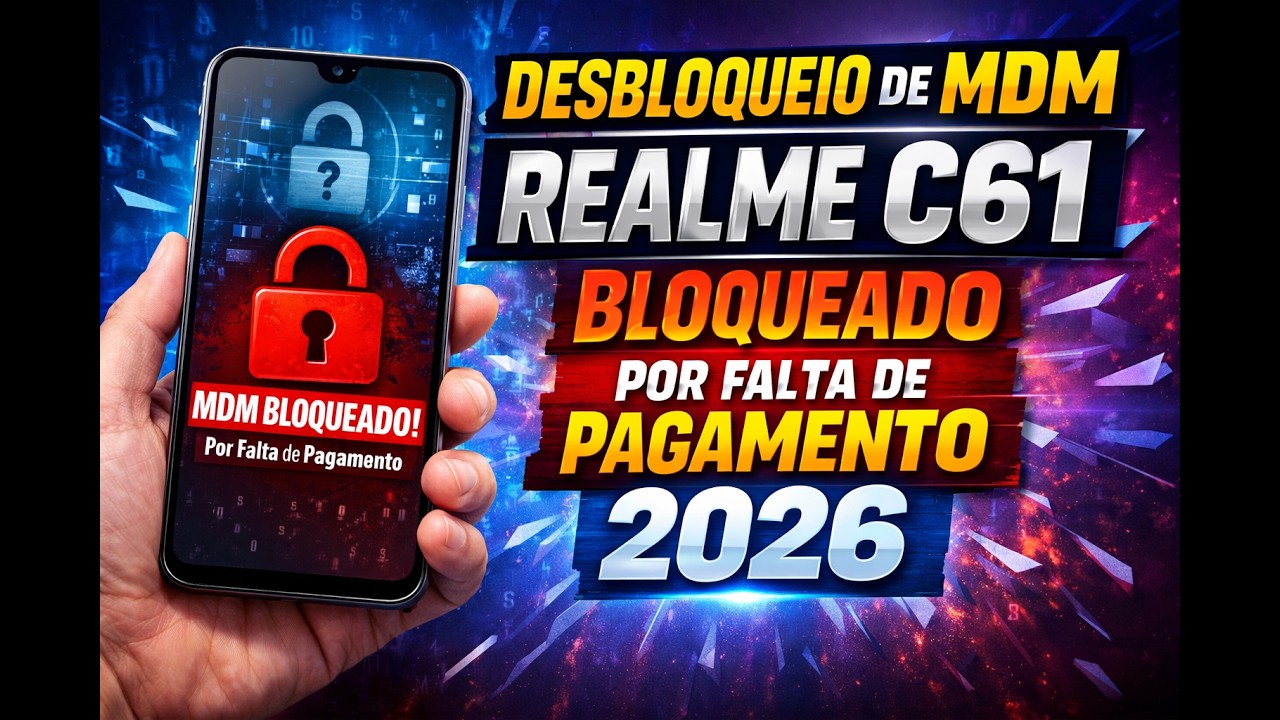 Desbloqueio de MDM Realme C61 Bloqueado por falta de pagamento 2026
