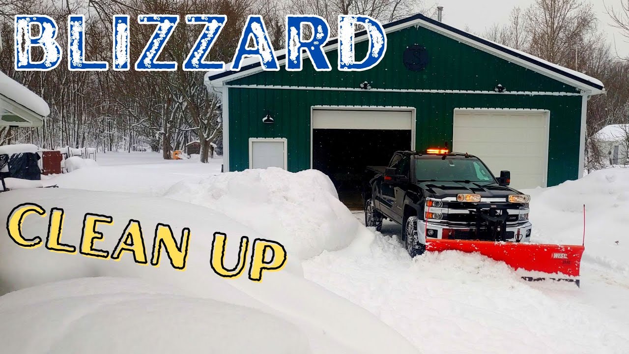 Plowing Shop During the Blizzard - Buffalo NY