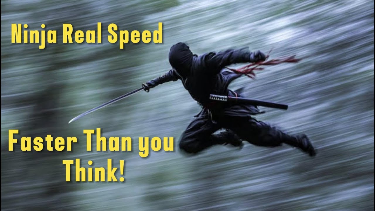 Can Humans Move Like Ninjas?  Real Speed Tested! 速さ