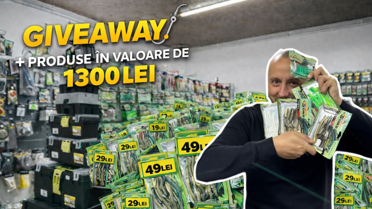 ABONEAZĂ-TE și POȚI CÂȘTIGA! GIVEAWAY pentru pescari!