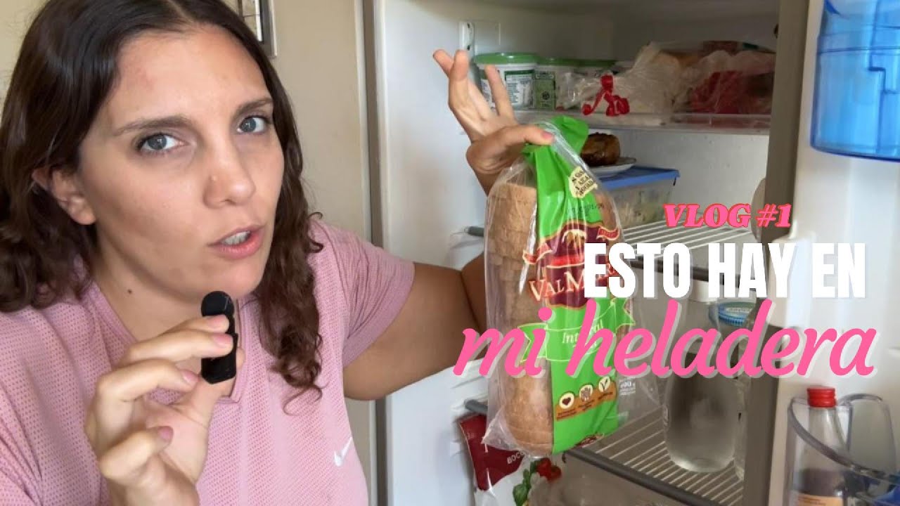 ASÍ ORGANIZO MI HELADERA  | VLOG #1