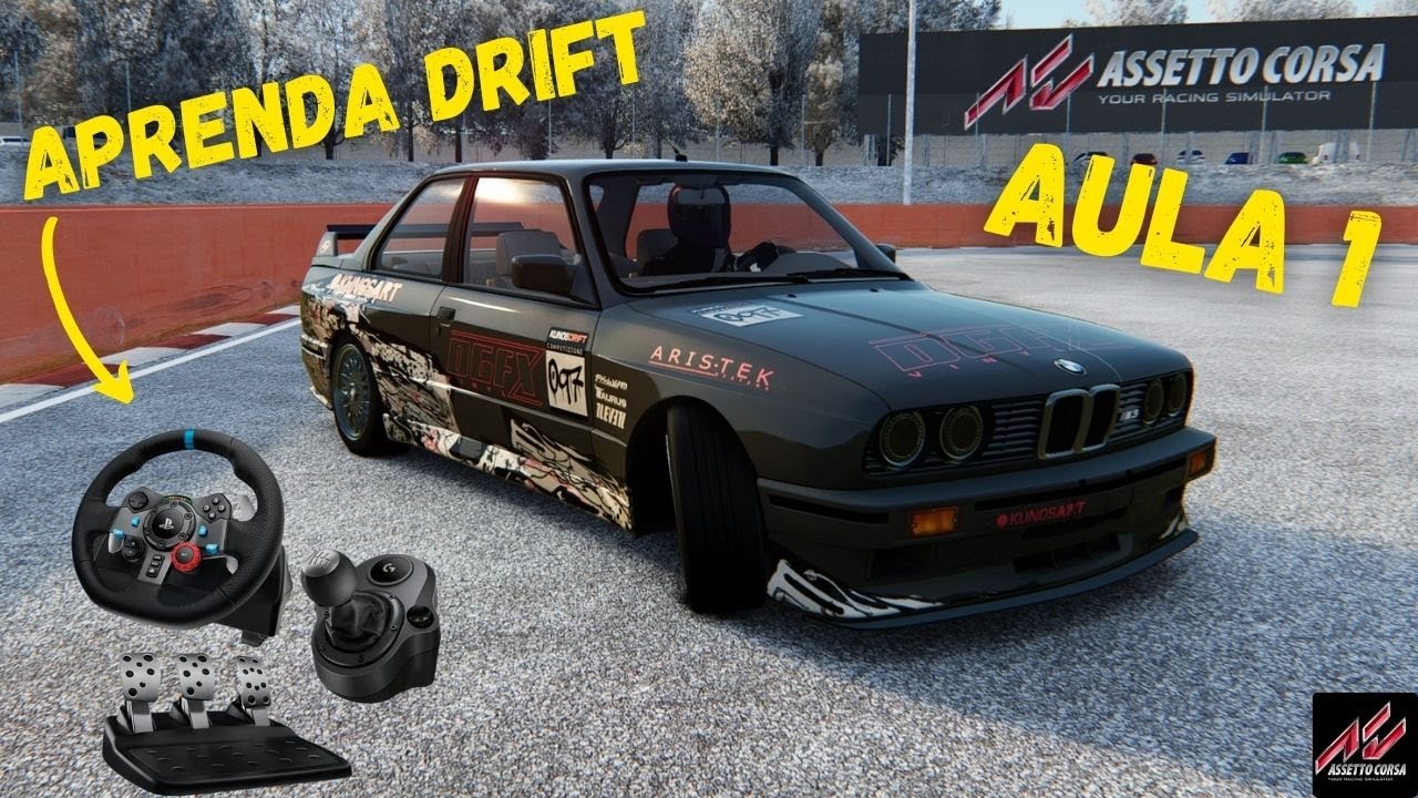 COMO FAZER DRIFT AULA #1 (ASSETTO CORSA/ VIDA REAL)