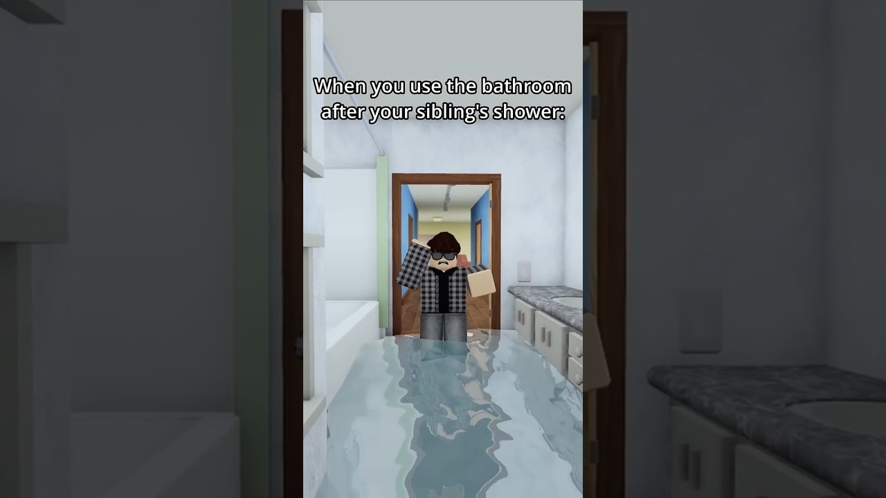 Flooded Shower #contrope #roblox #robloxanimation #funny #recommended