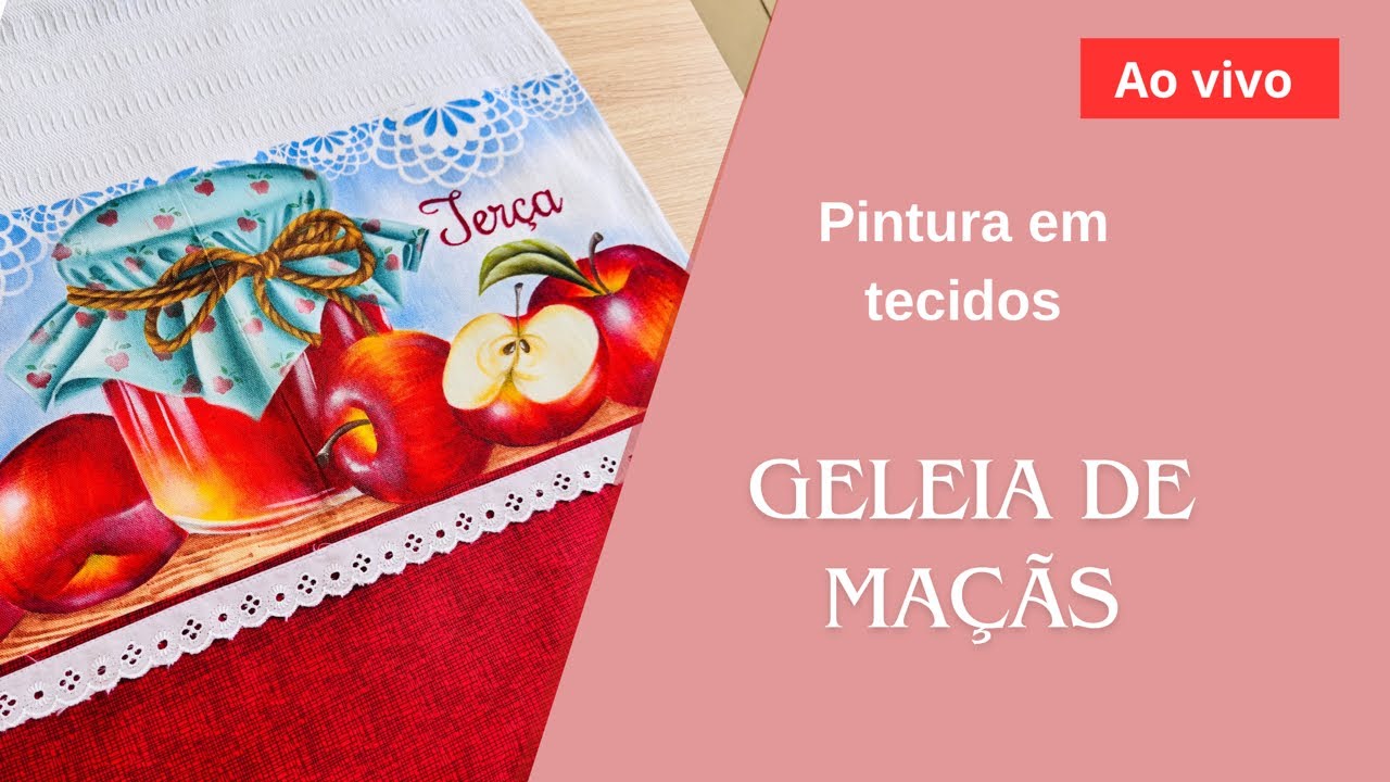 Como pintar geleia de maçãs/ APOSTILA GELEIAS DE FRUTAS - AULA 02 parte 01