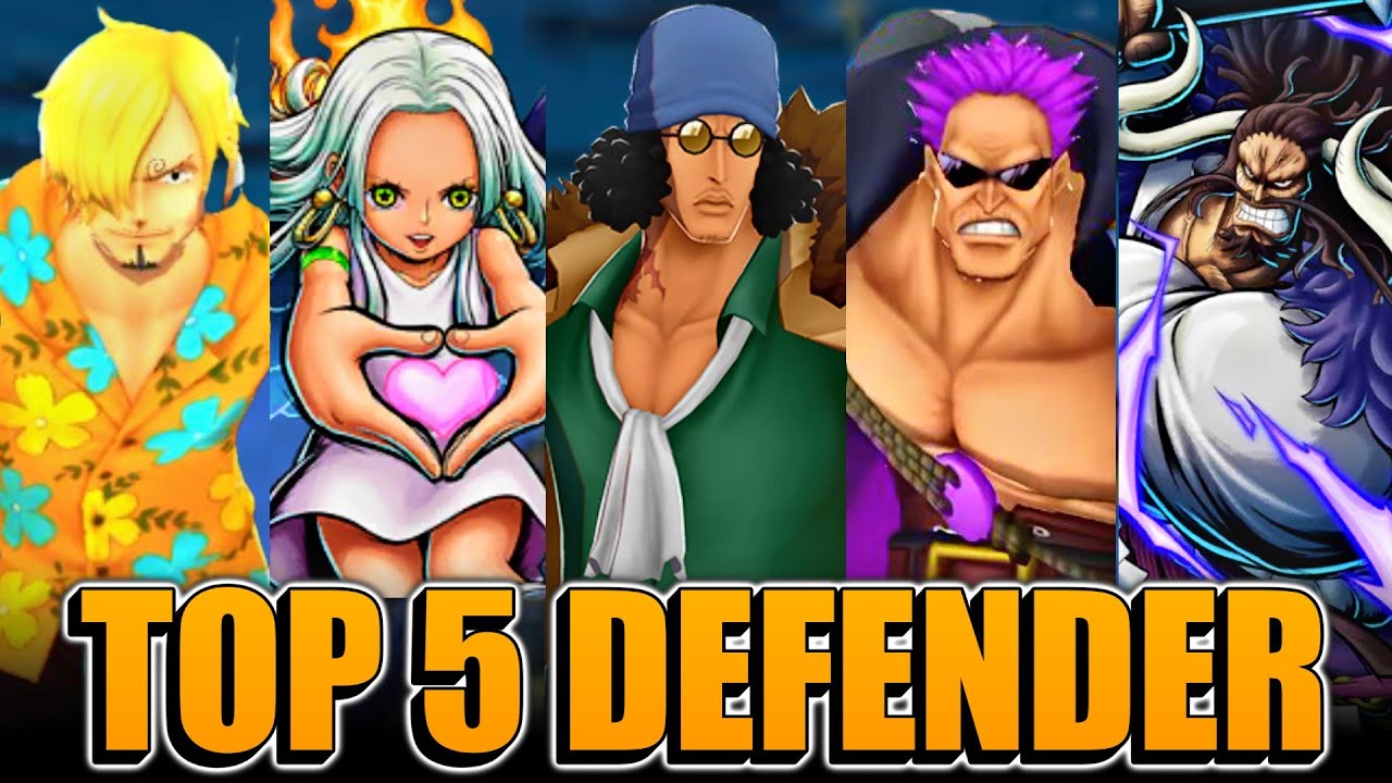 TOP 5 DEFENDERS 💪 | One Piece Bounty Rush