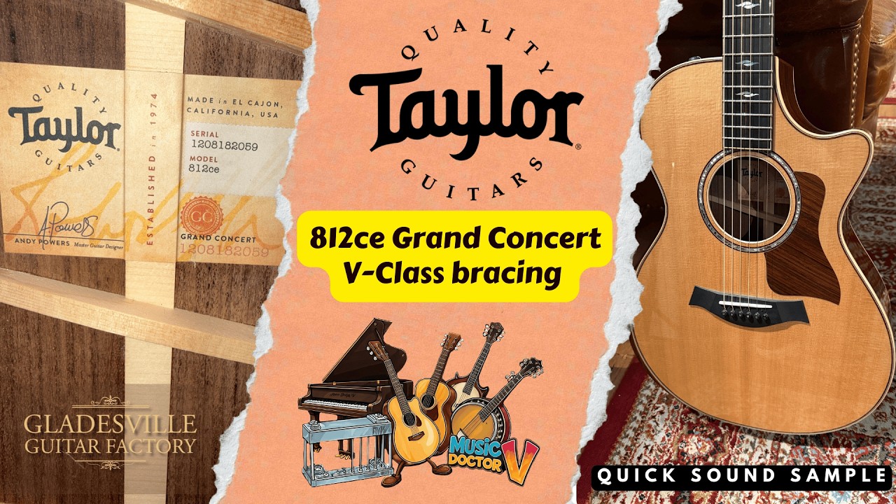 Taylor 812ce Grand Concert | Demo by Michael Varecka | Gladesville Guitar Factory