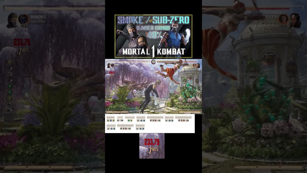 Mk1 smoke combo 48% #gaming #mk1 #mk1combo #mortalkombat1 #mk1smoke #mk1smokecombo #thtstragic