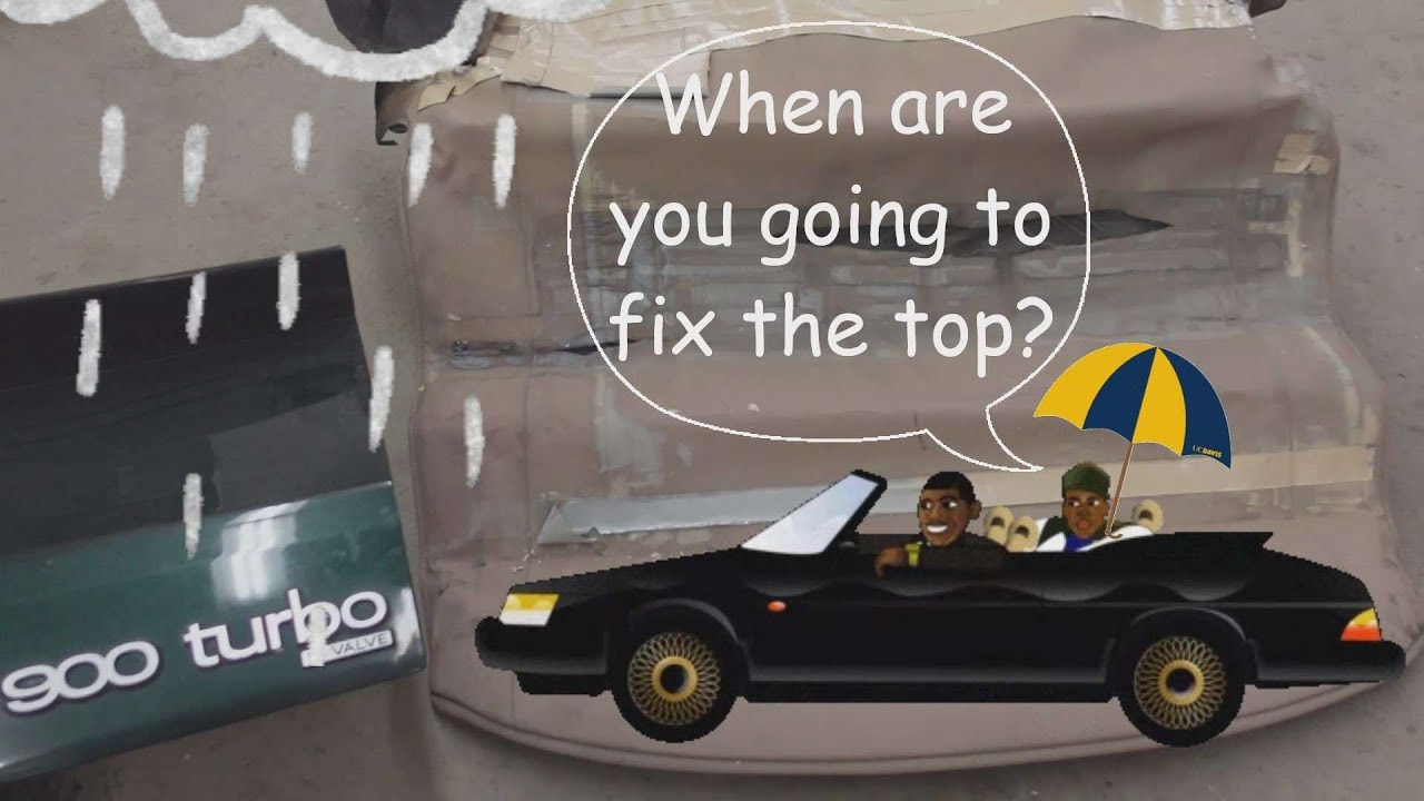 How to remove convertible top with mechanism SAAB 900 Classic Convertible