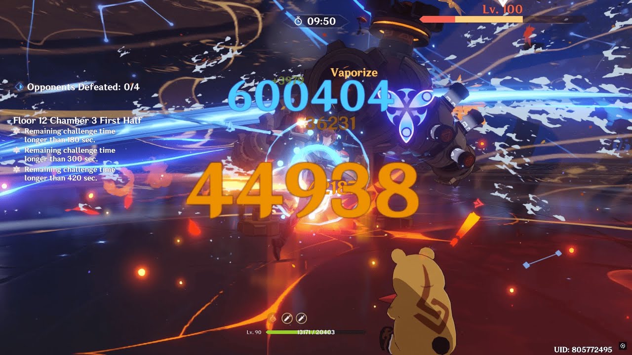 5.4 Spiral Abyss 7.5 Cost Childe International 78s Top Half Speedrun