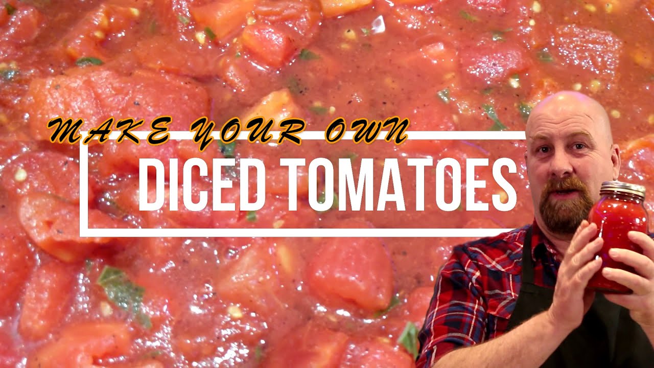 Make Your Own Easy Diced Tomatoes for sauces and other awesome Italian Recipes!