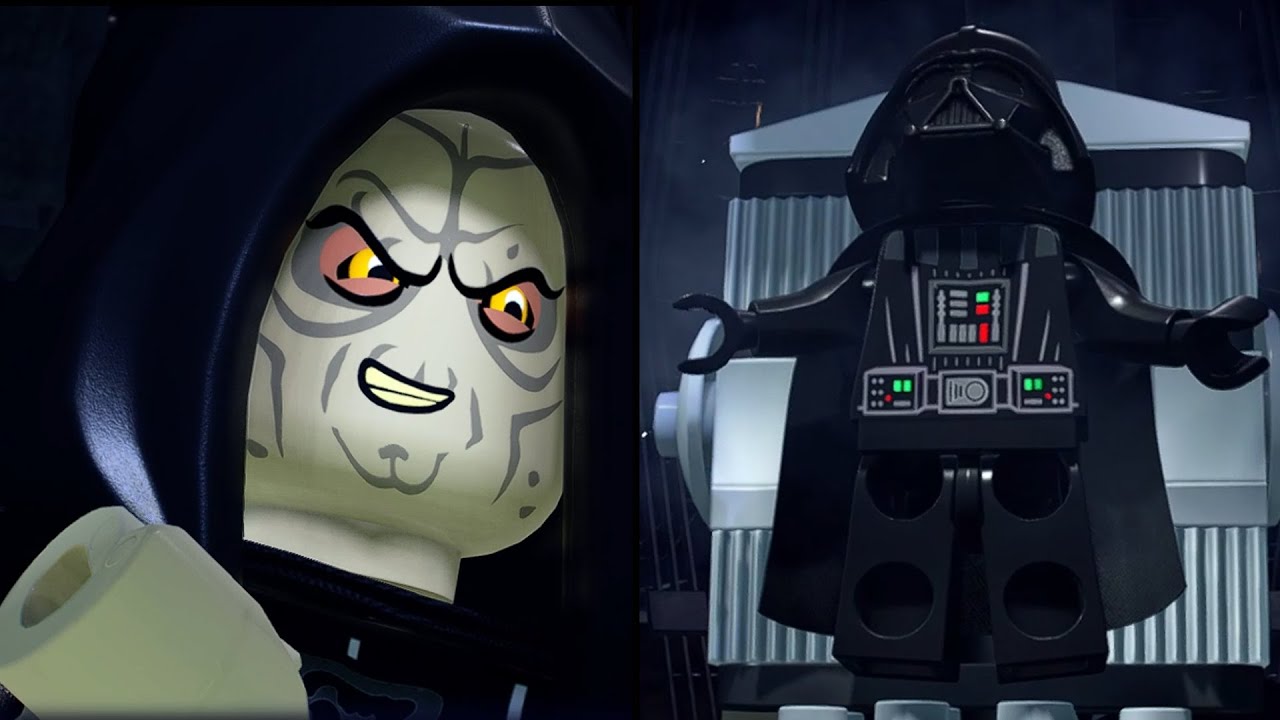 Сцена с Дартом Вейдером «Неееееет» в видеоигре LEGO Star Wars The Skywalker Saga Episode 3