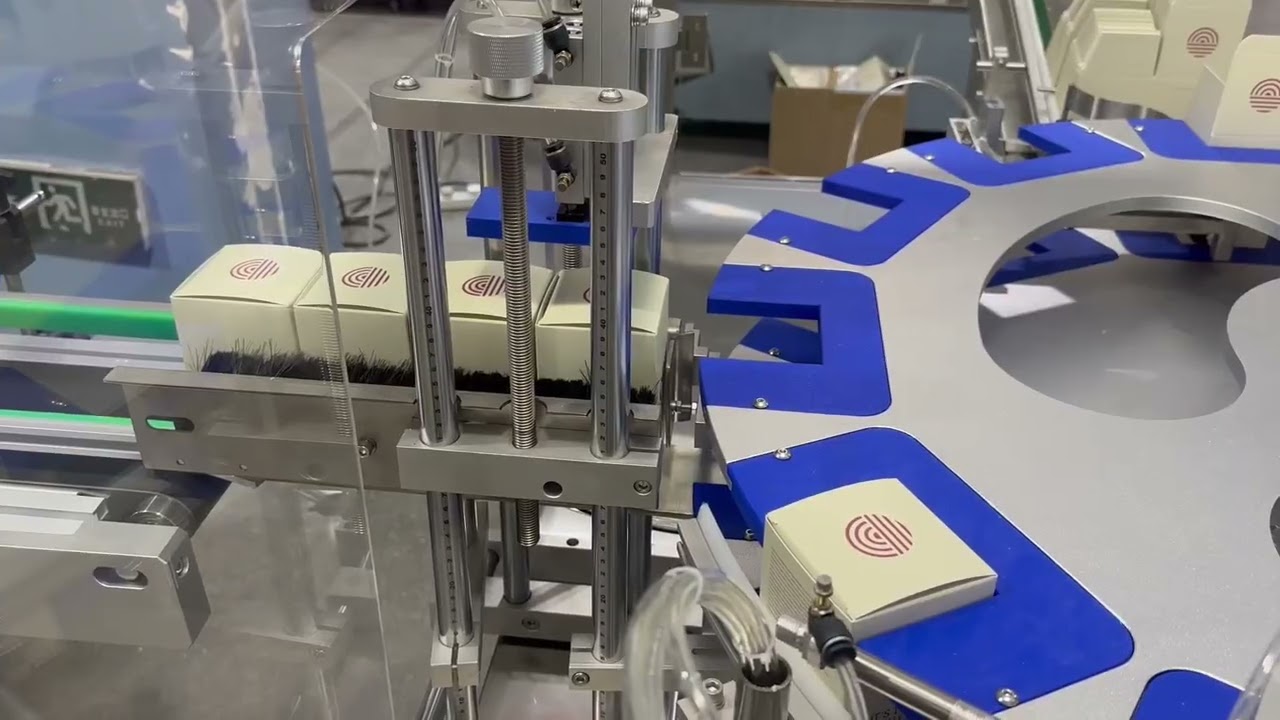 Vertical Rotary Cartoning Machine + Labeling Machine | Automatic Pharmaceutical Packaging Line