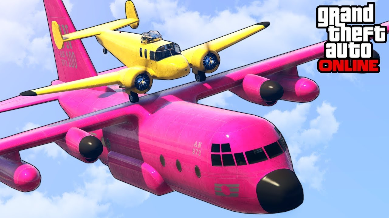 GTA 5: Online - Epic Smuggler's Run Missions (Stunts & Funny Moments)