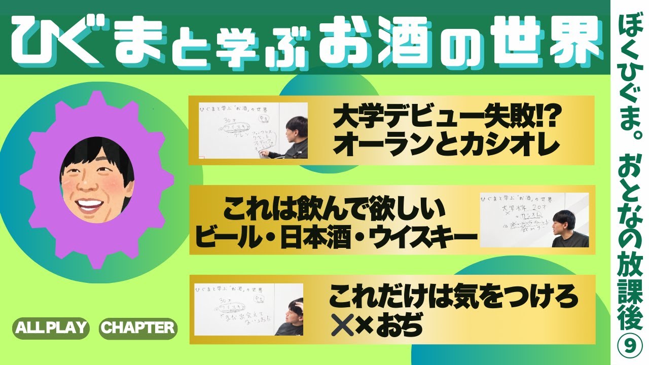 ひぐまと学ぶ正しいお酒の世界（かっこいいお酒紹介編）