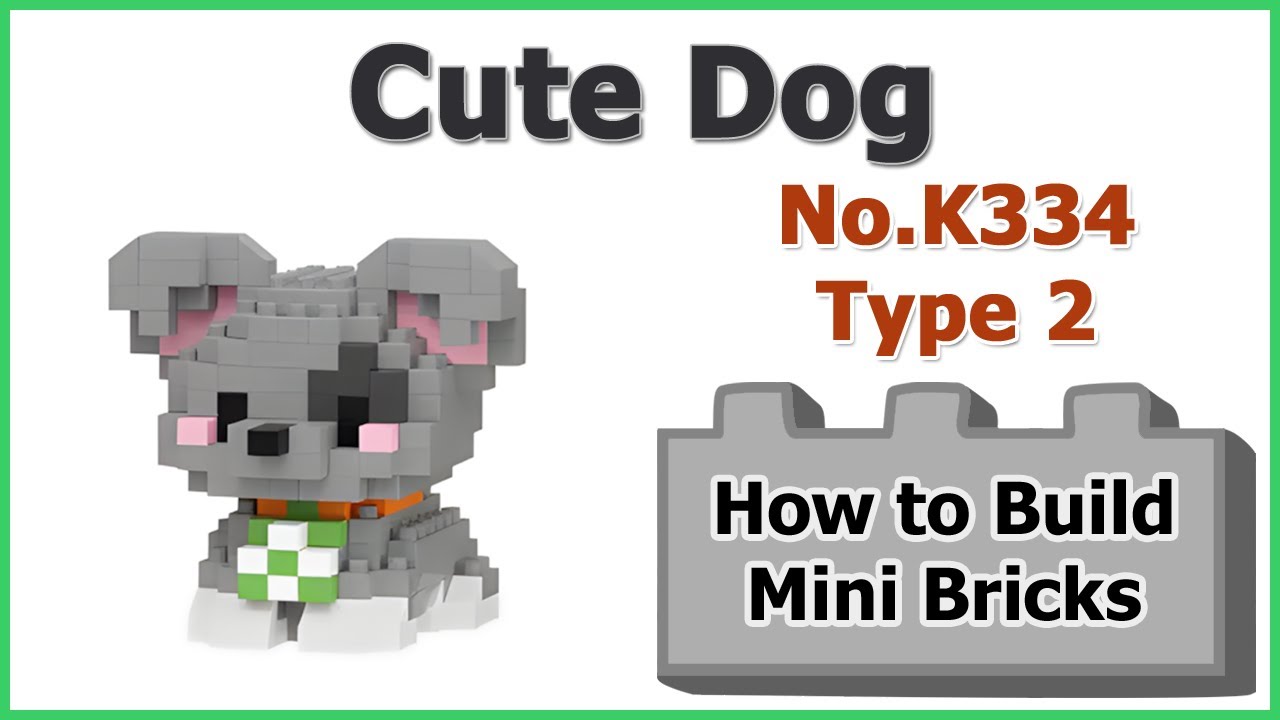 How to Build Mini Blocks Dog K334 Type 2 Review Instructions Specifications