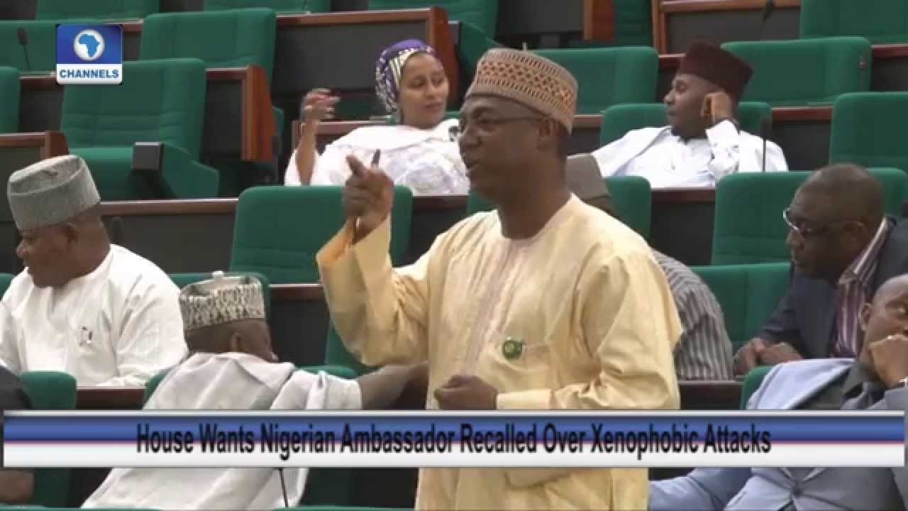 House Condemns S.Africa Xenophobic Attacks On Nigerians 16/04/15