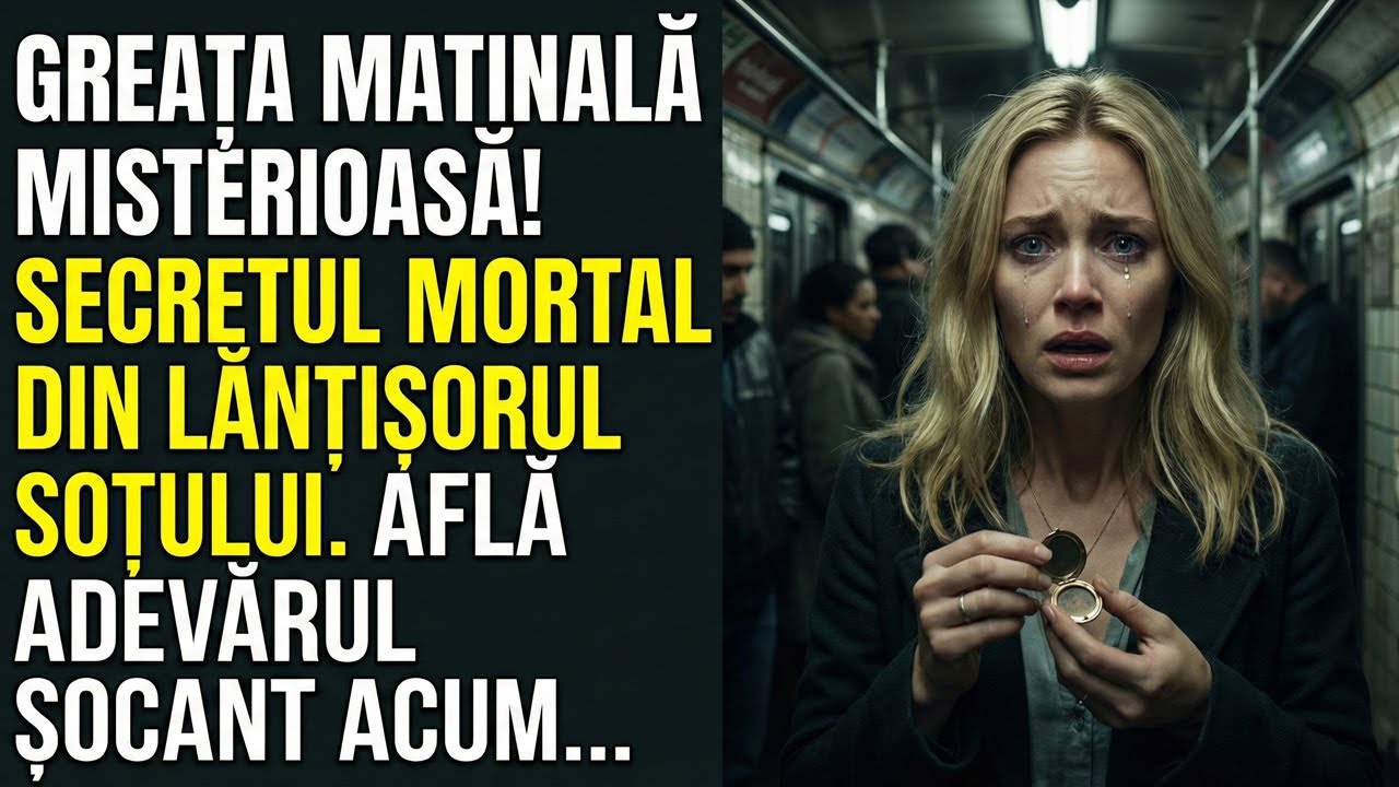Marina avea grețuri în fiecare dimineață. Dar imediat ce un bijutier din metrou a văzut pandantivul