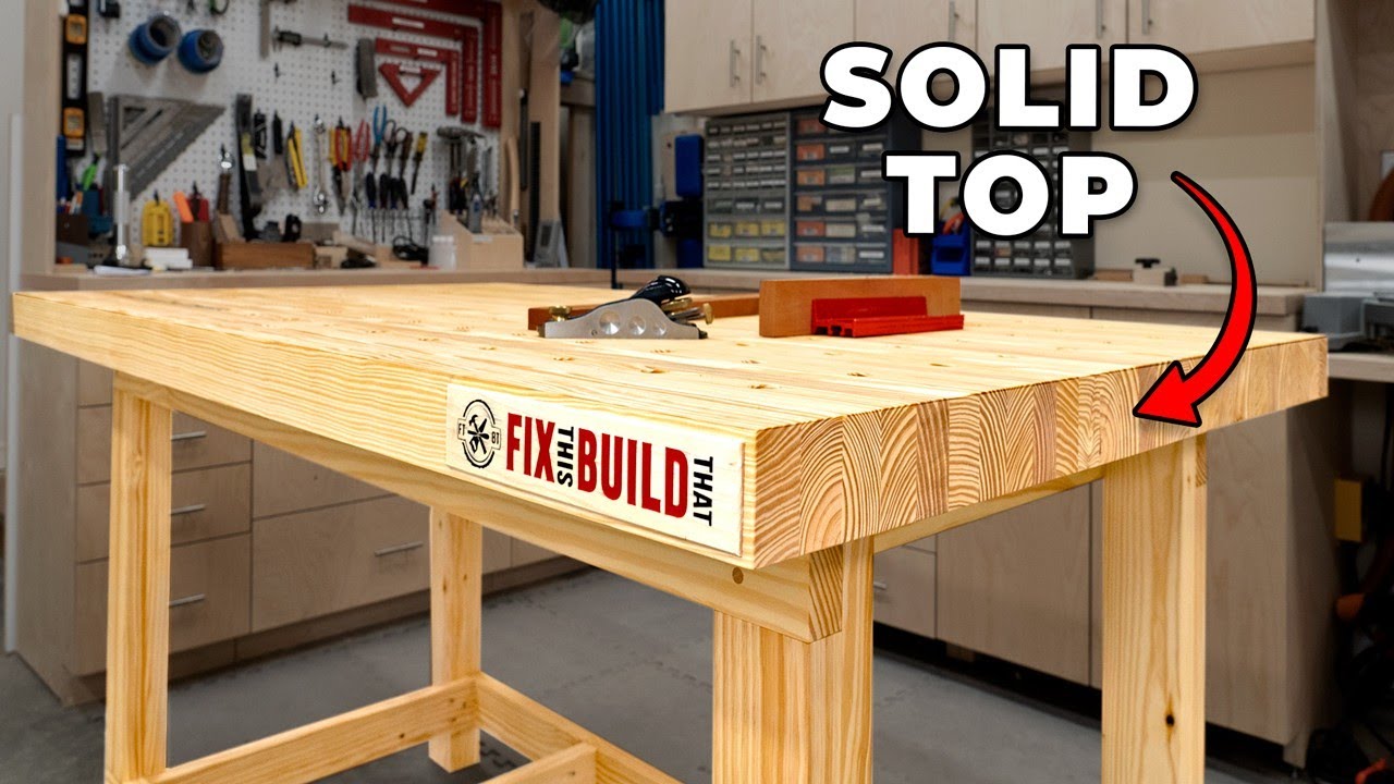 Sturdy Workbench from Cheap Lumber