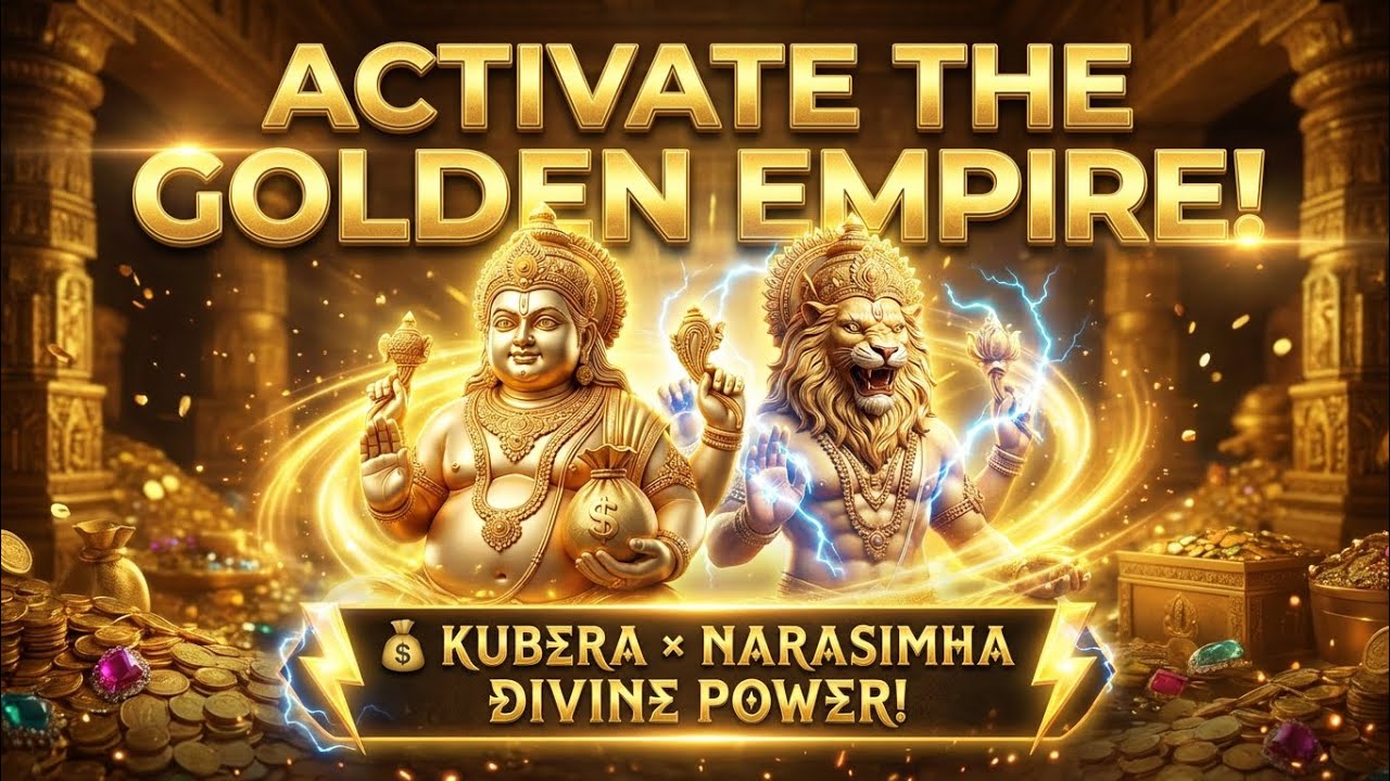 Clear Financial Blocks & Attract Massive Wealth | Kubera × Narasimha Divine Blessings 💰🔥 