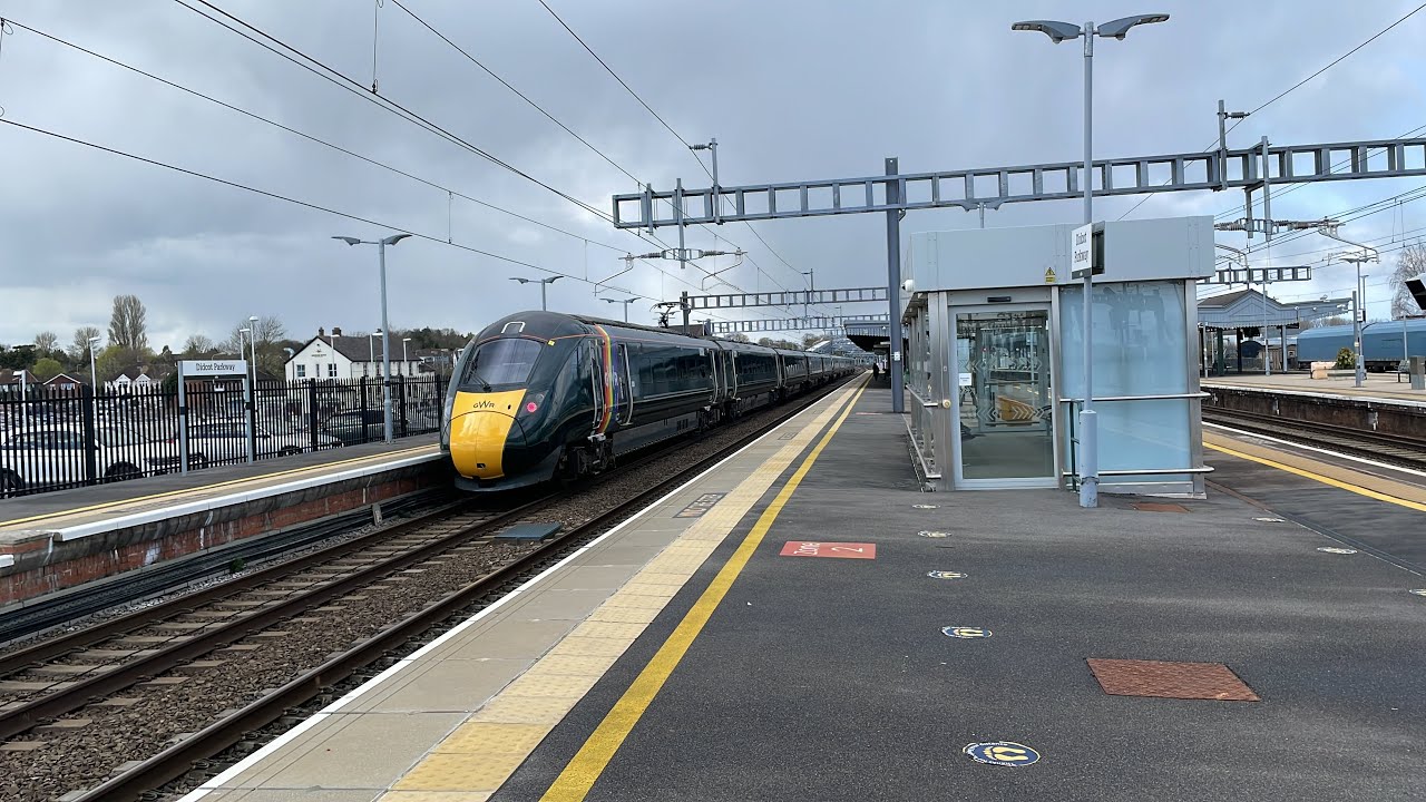 Great Western Railway and CrossCountry Trains at Didcot Parkway on April 2nd 2022