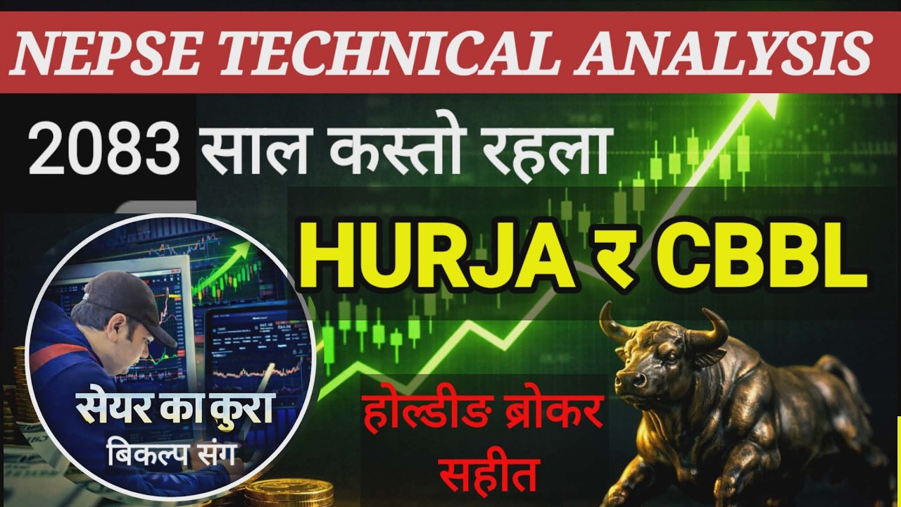 NEPSE Technical Analysis/NEPSE Daily Update/NEPSE Chart Analysis/HURJA,CBBL ANALYSIS BY BIKALPA GIRI