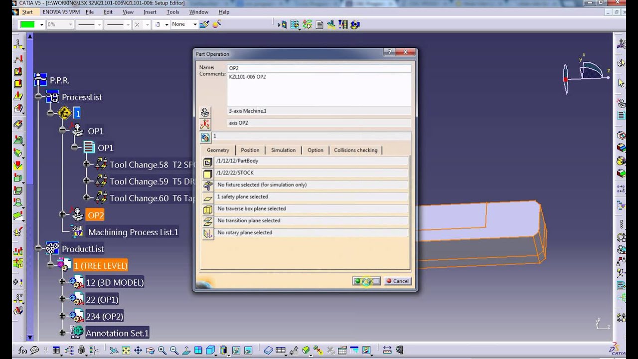 GENERATE NC CODE FROM CATIA