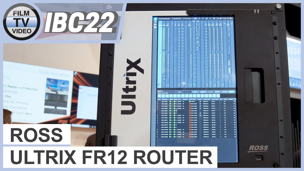 IBC2022: Ross Ultrix FR12 Router