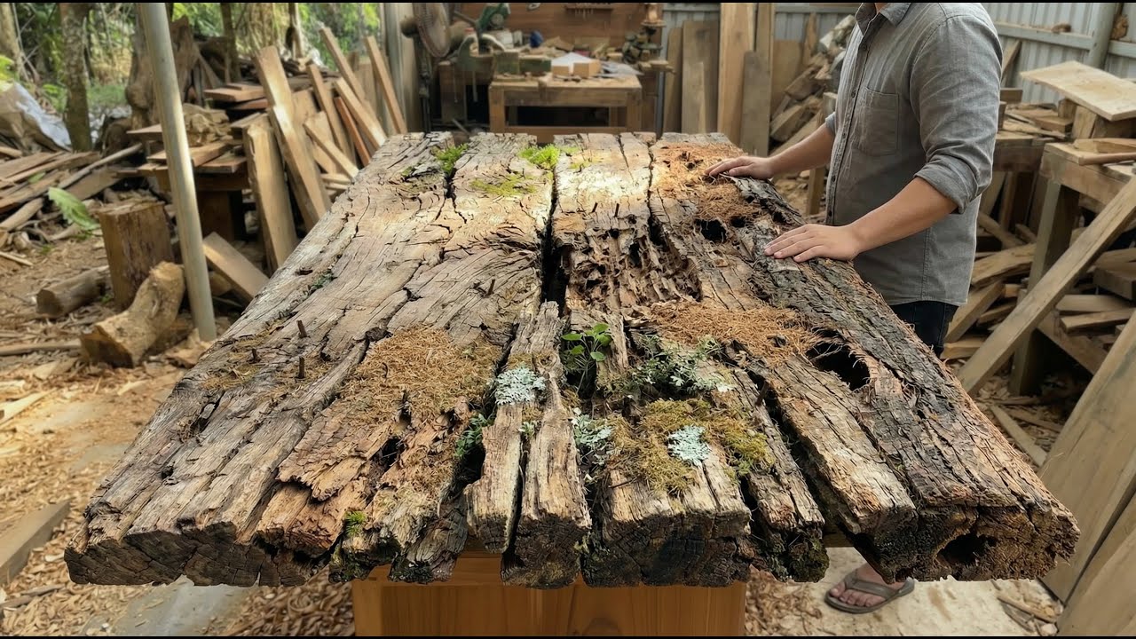 Using Old, Hardwood to Create High-Value Furniture by Young Master Craftsman