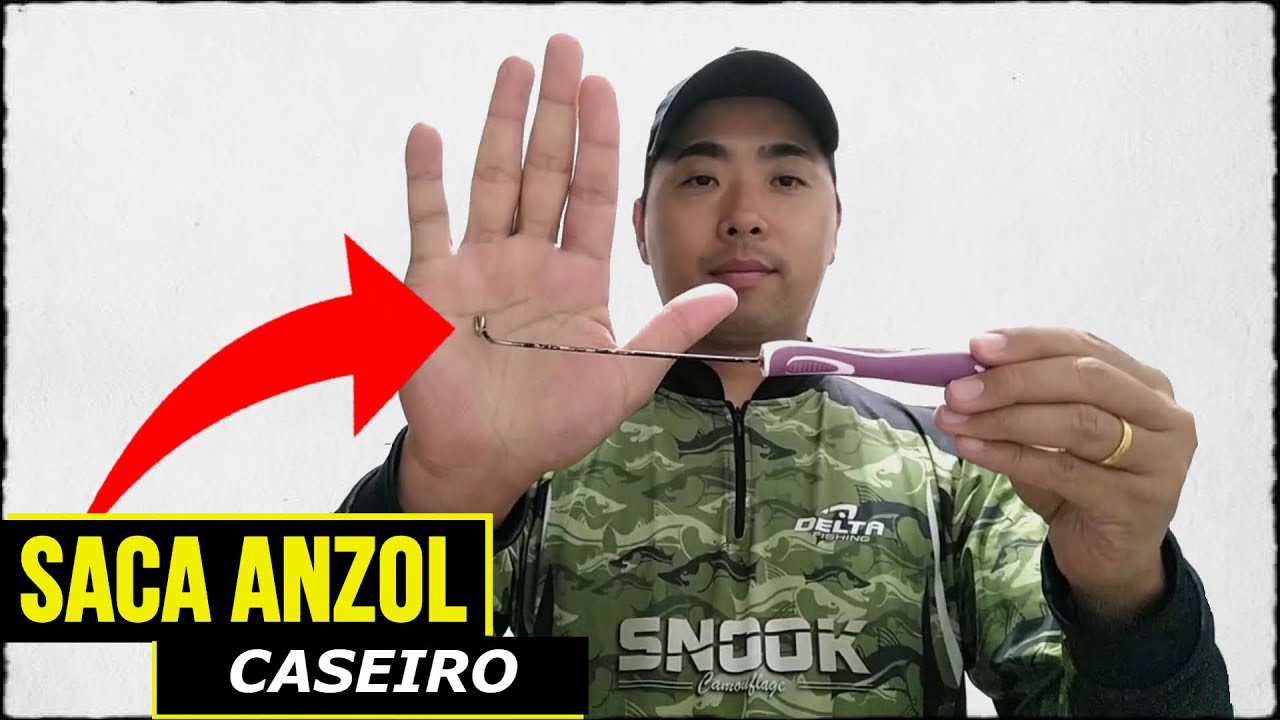 SACA ANZOL COM RAIO DE BICICLETA - FÁCIL E INDISPENSÁVEL PARA PESCA DE PRAIA - FAÇA VOCÊ MESMO