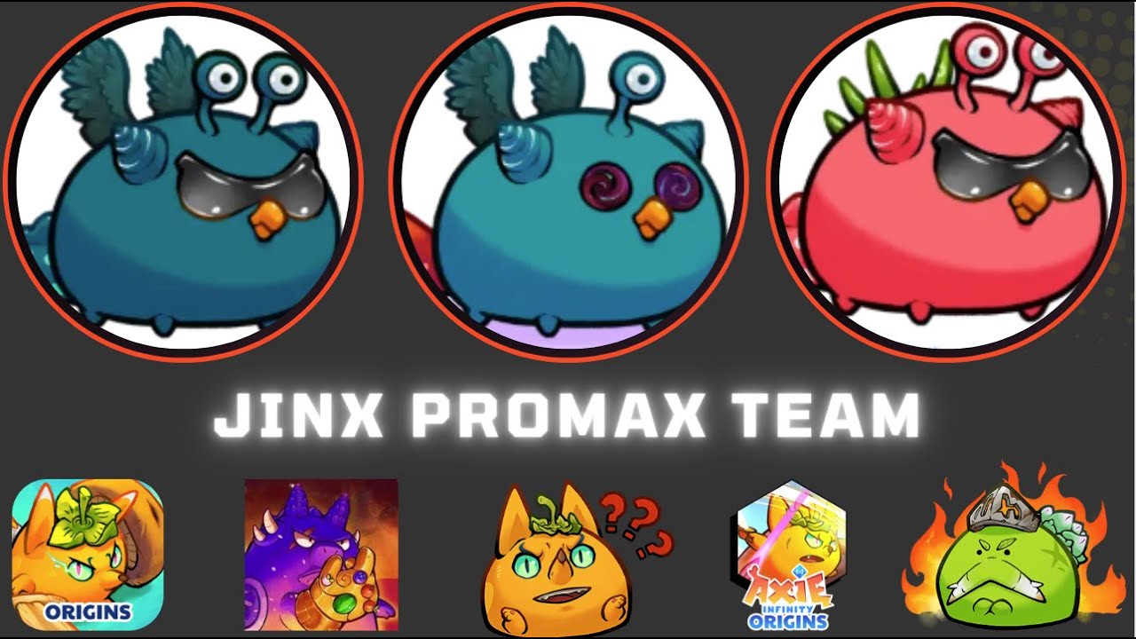AXIE ORIGIN TOP JINX SWIRL TEAM RARE ERA SEASON 13