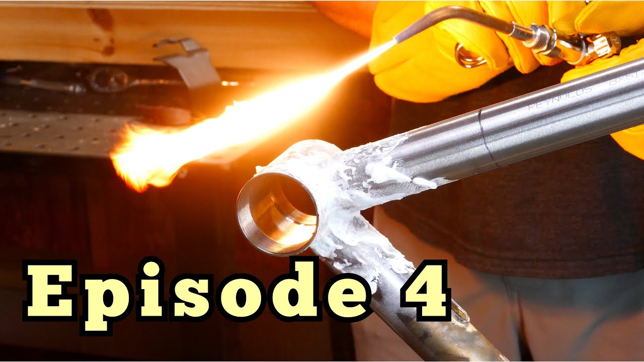 DIY Gravel Bike - Brazing the Front Triangle