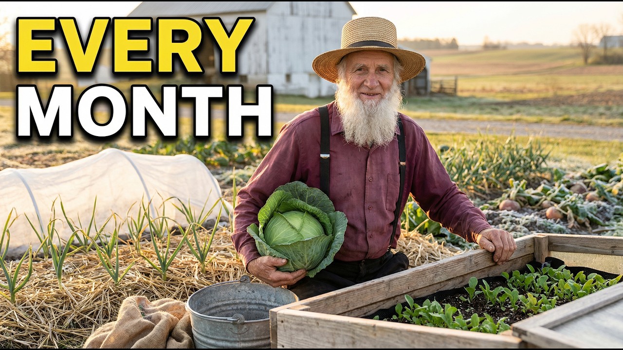 The Amish Secret to Harvesting Fresh Food Every Single Month