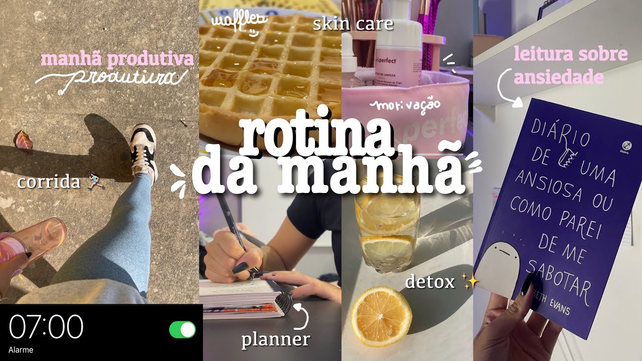 ROTINA DA MANHÃ produtiva ~ corrida, planner, skin care ✨🏃🏻‍♀️