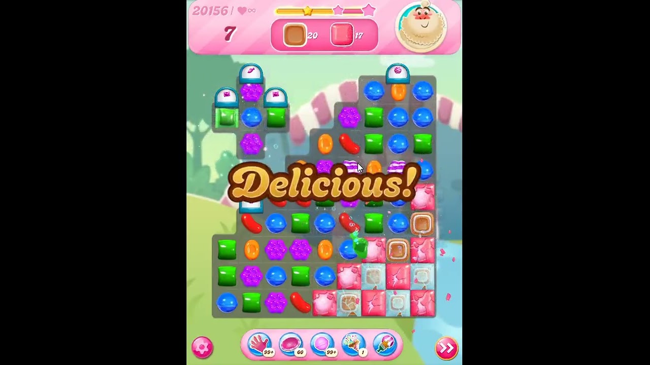Candy Crush Saga Level 20156 - NO BOOSTERS | SKILLGAMING ✅