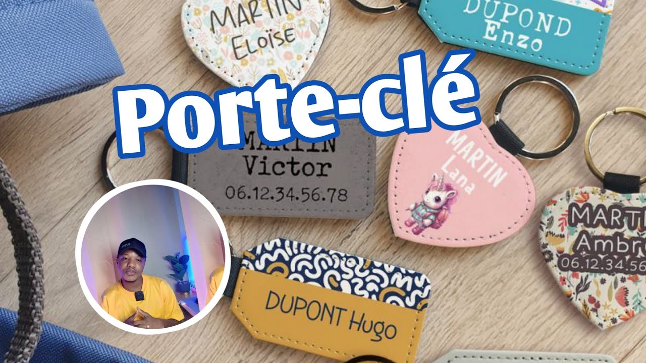 Men konman pou fè potkle )Regarde comment j’ai personnalisé ce porte-clé!
