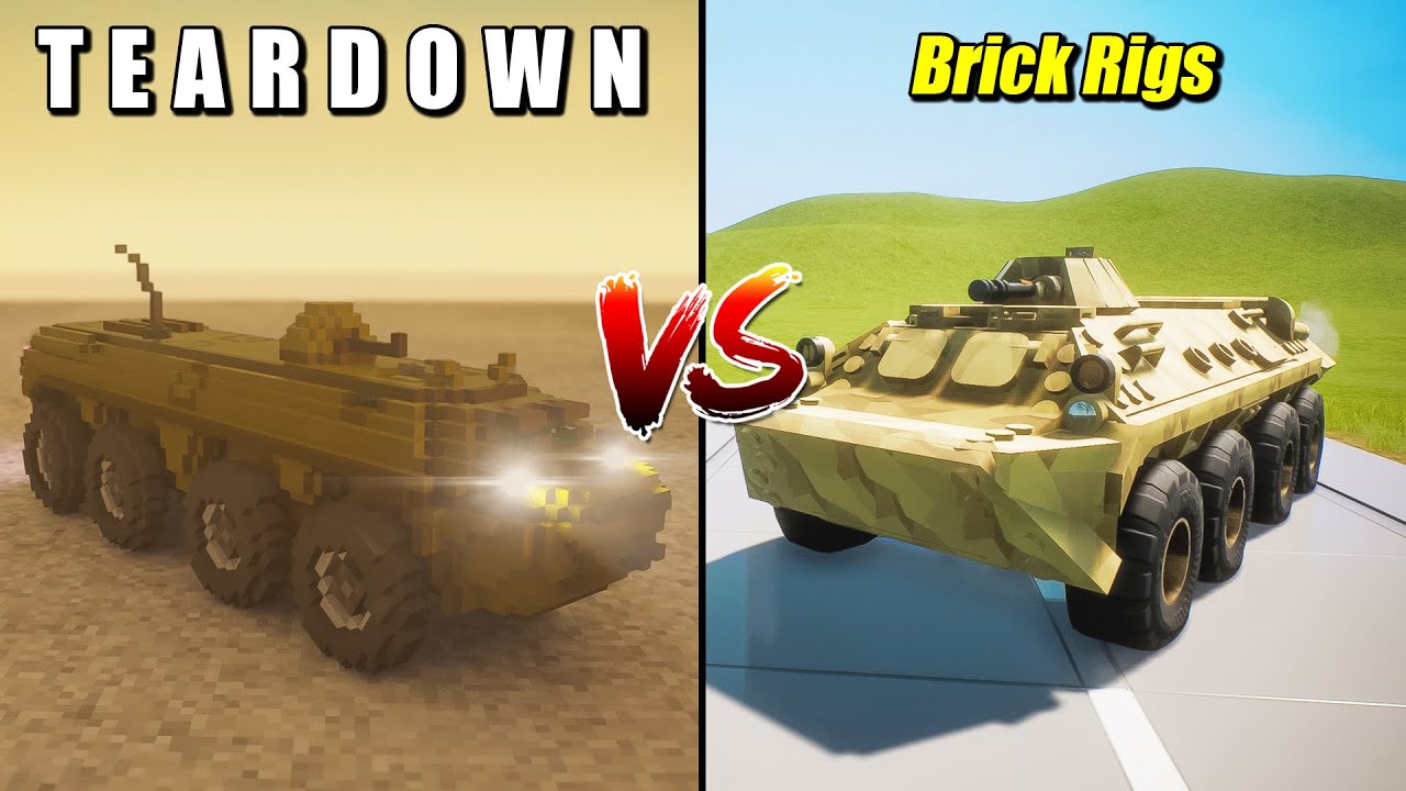Teardown BTR VS Brick Rigs BTR - Which is Best?