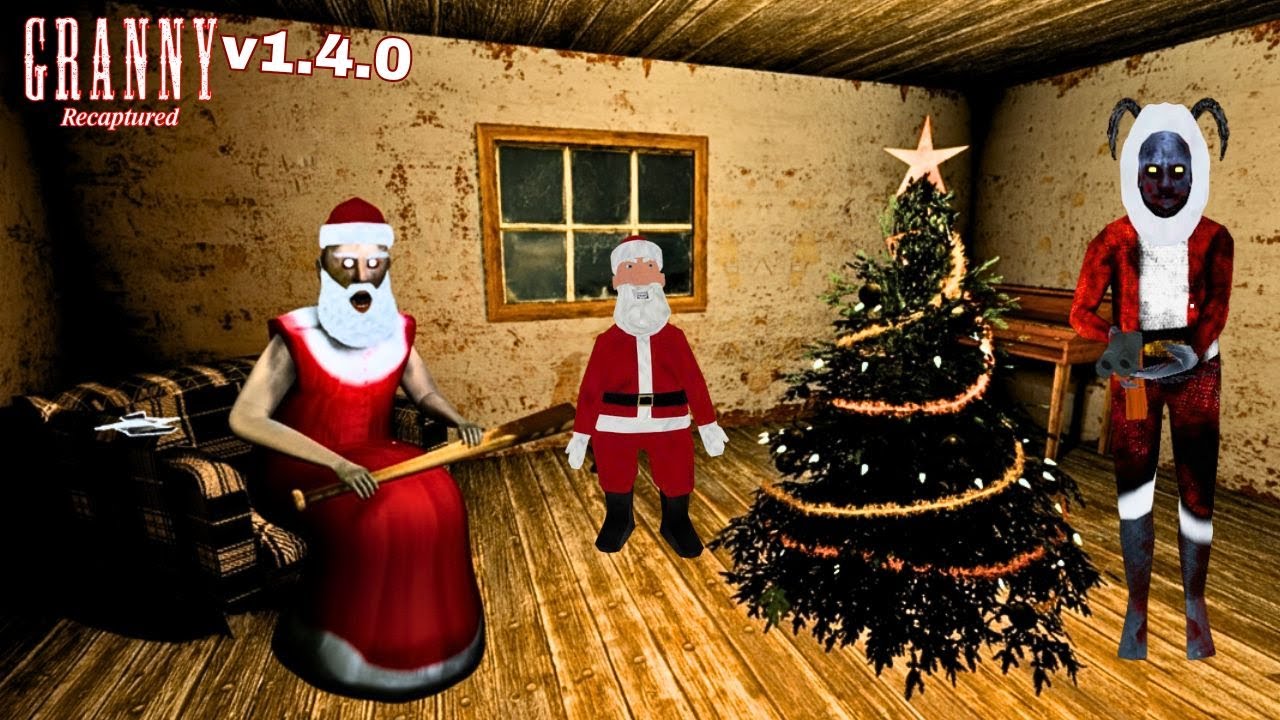 Granny Game Recapture v1.4.0 New Christmas Update (PC) Full Gameplay