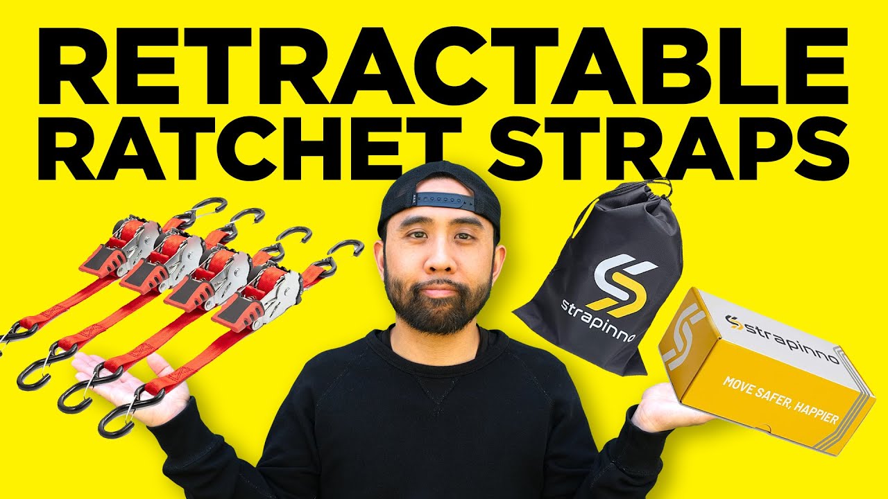Strapinno Retractable Ratchet Straps for Ebikes - Full Review and Demo | RunPlayBack