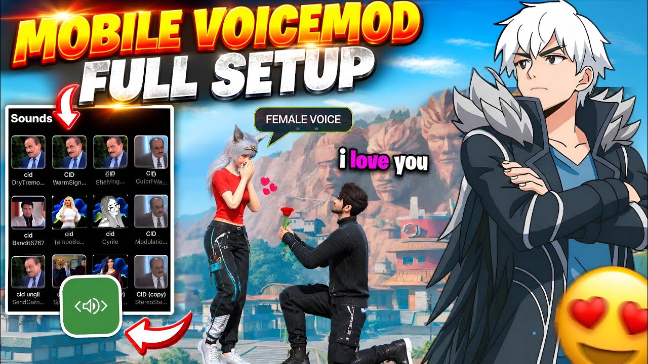 Free Fire Female Voice Changer in Mobile 📱😱 Full Setup 🔥