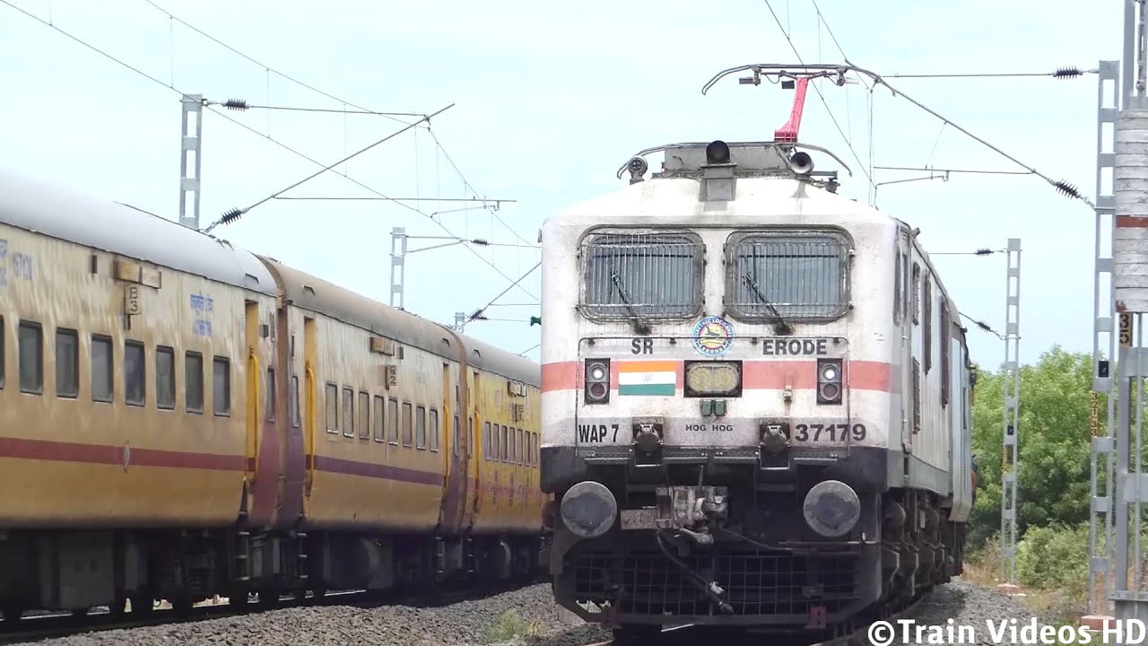 High Speed PERFECT CROSSING Trains | Diesel vs Electric Trains | Train Videos Indian Railways
