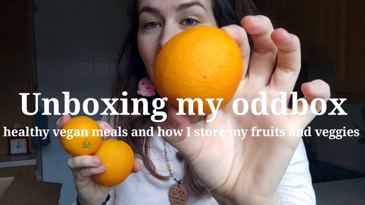 MY FIRST ODDBOX BOX unboxing, how I store my fruits and veggies and what I eat
