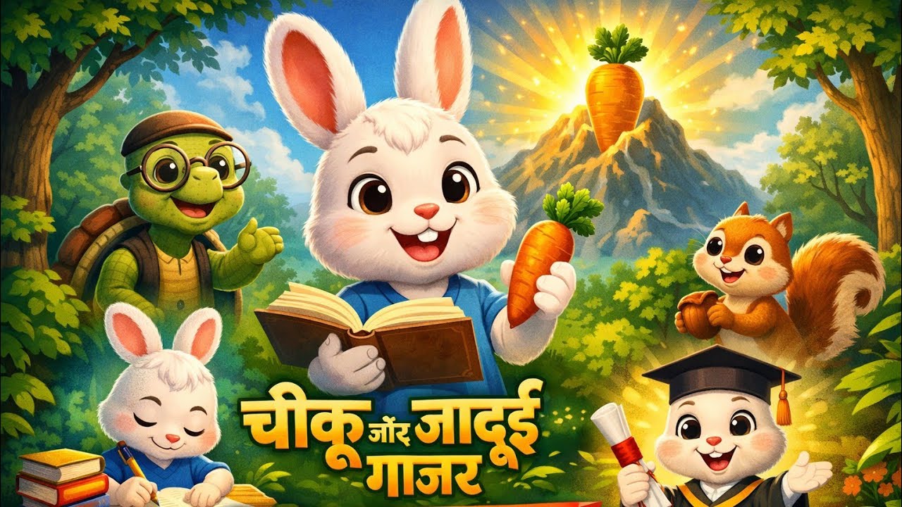 एक जादुई गाजर जिसने खरगोश की ज़िंदगी बदल दी! 😮✨