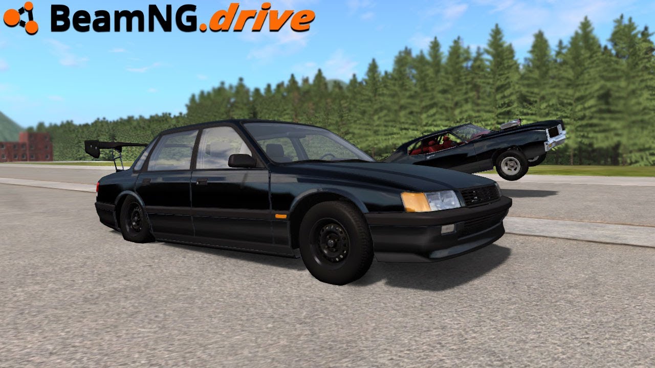 BeamNG.drive - 1800hp SLEEPER DRAG RACE