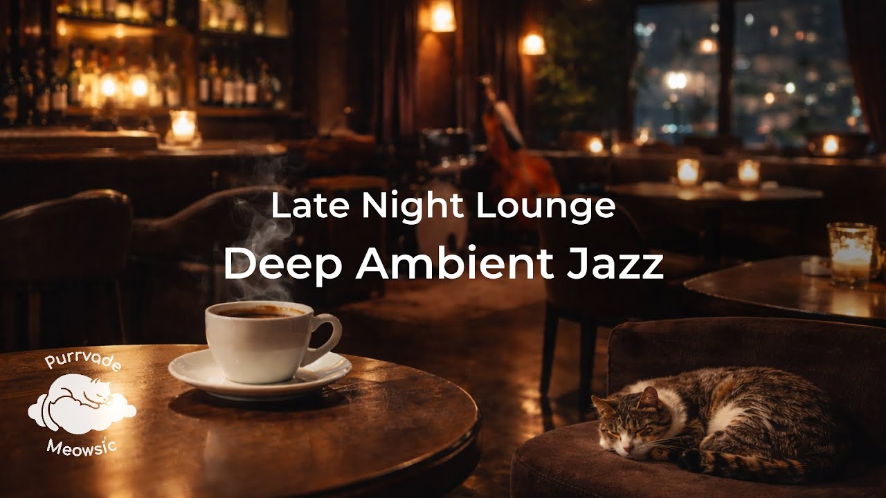 Deep Ambient Jazz | Late Night Lounge & Midnight Background Music | BGM