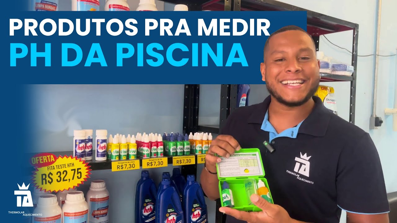 Kit Análise para medir Cloro, ph e Alcalinidade de uma piscina